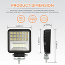 135W 6000K LED Work Light Bar Flood Spot Beam Offroad 4WD SUV Driving Fog OZ