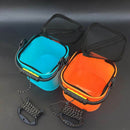 20 CM EVA Water Bucket with Rope Collapsible Bucket for Camping/Fishing (BluE8M3
