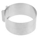 Stainless Steel Circular Mousse Cake Ring Adjustable Mousse Cookie Mold Pastr BX