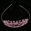 Stunning Birthday Girl Tiara Crystal Rhinestone Crown Hair Accessories