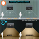 LED Solar Wall Lamp Waterproof Motion Sensor Outdoor Garden Yard Landscape Light