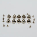 10 Sets  Head Rivets Studs Punk Style Spike Decor Leather Craft Decor