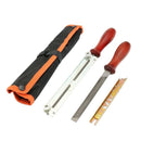 1X(5Pcs/Set Chainsaw Sharpening Filing Kit 5.2Mm File Fits For Stihl 3/8 Pr