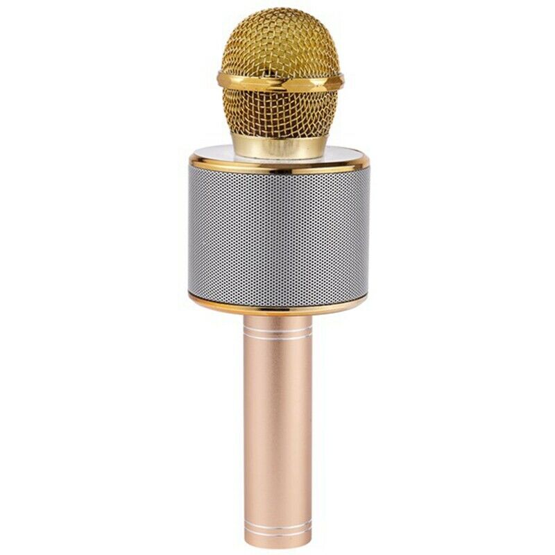 Handheld Bluetooth Wireless Karaoke microphone Phone Player MIC Speaker Rec