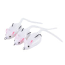 Soft Rubber Mouse Fishing Lures Baits Top Water Tackle Hooks Bass BaitFD