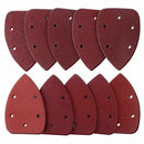 50 Pieces Mouse Detail Sander Sandpaper Sanding Paper Hook and Loop Assorte X5O9