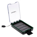 ABS Plastic Fly Box Fly Fishing Tackle Box Slit Foam Insert with Lanyard