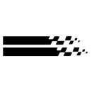 2pcs Car Hood Cover Decorative Stickers Universal Auto Styling Decals Film