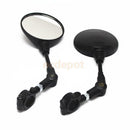 Motorcycle 22mm Handlebar Rear View Side Mirrors Round Shape