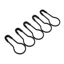 1000 Pieces Metal Black Safety Gourd Pins, Calabash Needle Pins DIY Home