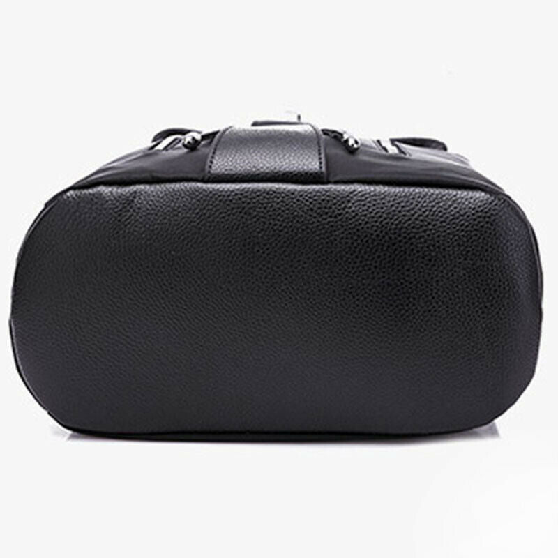 Fashion Waterproof Oxford PU Leather Backpack Girls School Bag Shoulder Bag G8N9