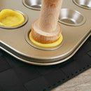 Egg Tart Tamper Double Side Wooden Pastry Pusher Baking Shaping Kitchen DIY Tool