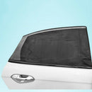 2Pcs Car Window Cover Uv Protection Shield Sunshade Curtain Mosquito Dust P