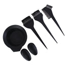 7Pcs Salon Hair Dyeing Tools Set Bowl Coloring Brush Combs Bottle Ear Cover
