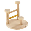 Small Pet Wooden Cage Raised Platform Shelf Stand Perches for Puppy Pet Hamster