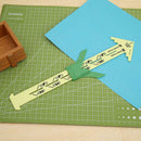5 in 1 Multi-function Measuring Ruler Sewing Craft Quilting Sliding Gauge