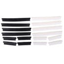 8x Black Car Door Edge Guards Trim Moldings Protection Strip Protector ME