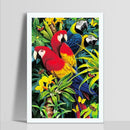 5D DIY Full Drill Diamond Painting Parrots Cross Stitch Embroidery Kit Deco