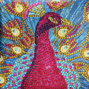 DIY Peafowl Special Shaped Diamond Painting Leather Chain Crossbody Bags