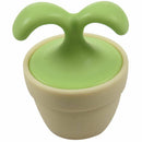 Mini Plastic Green Leaf Shaped Grip Relaxing Body Foot Roller Ball Massager