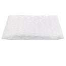 2Pcs Flocking Sheer Window Curtain Balcony Tulle Divider Panel White 1x2.8M