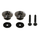 2pcs Metal Straplocks Strap Lock Button for Electric Acoustic Guitar Bass