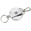 1*Anti-lost Retractable Metal High Elastic Telescopic Wire Rope Keyring Keychain