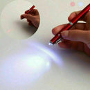 4 In 1 Pointer LED Torch Screen Stylus Ball Pen For Phone S2I8 C1W8 F9J2