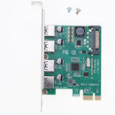 PCI-E to USB 3.0 4-Port PCI  Expansion Card (PCIe Card) 4 USB Ports