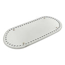DIY Bags PU Pad Bottom Base Shaper Bag Cushion Mat w/ 60 Holes 25x12x0.4cm