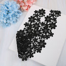 Black embroidery neckline embroidered applique lace garment collar accessories U