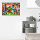 5D DIY Full Drill Diamond Painting Flower View Cross Stitch Embroidery Kit