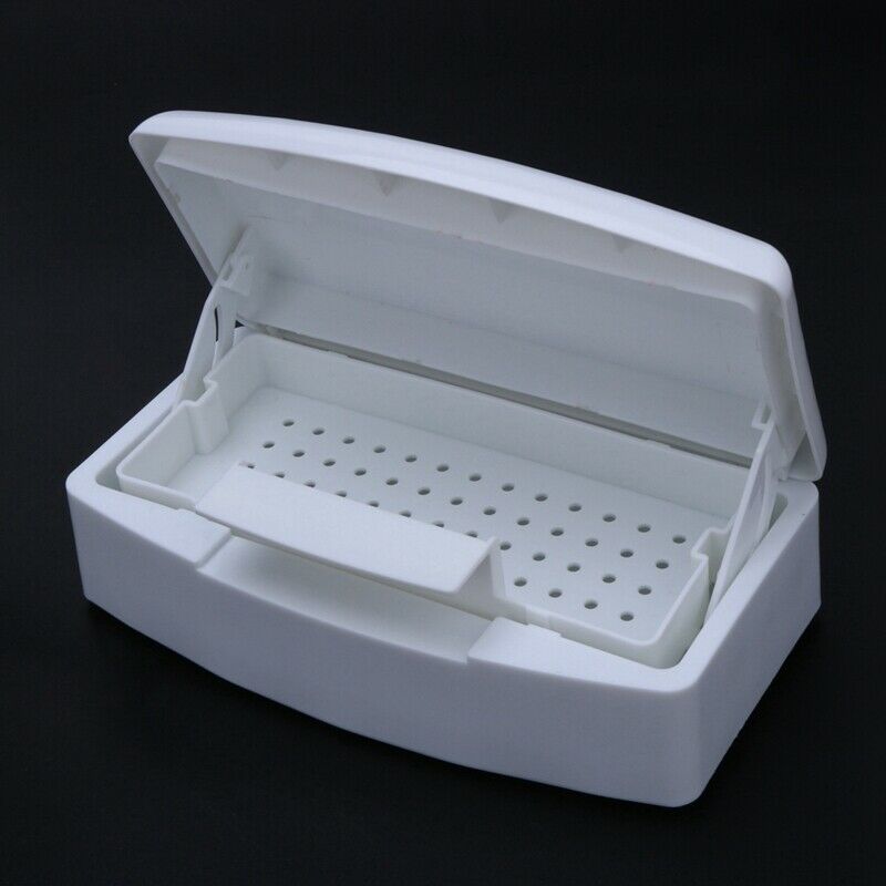 Nail Sterilizer Tray Disinfection Pedicure Manicure Box Nails Art Boxes Ste M1R4