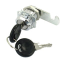 Tool Box Furniture Locking 19Mm Dia Thread Cylinder Cam Lock With Key  JR