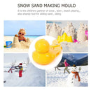 Duck Shape Snowball Maker Clip Children Outdoor Winter Beach Sand Mold Tool