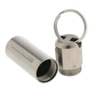 Waterproof Titanium Emergency Pill Box Seal Bottle Tablet Storage Capsule Holder