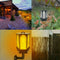 Solar Lantern Lights Outdoor Flame Hanging Garden Decor, Upgrade 99 LEDs