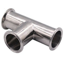 51MM 2 Inch 3 Way Tee Stainless Steel S304 Sanitary Tri Clamp Type 3 Way We