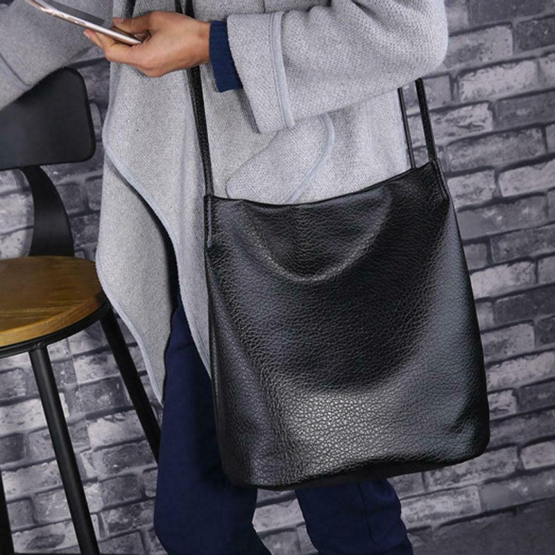 2016 Designer Women Cross Body Bags Large Capacity Shopping Bag(black)