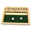 Wooden Flip Dice Board Game Club Bar Party Fun Drinking Game Toys 2 People