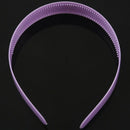 5X(Lady Purple Plastic Hair Hoop Headband Ornament w Teeth B5H5)