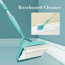 Baseboard Cleaner Mop Extendable Microfiber Cleaning Household Pad Dust A2F0