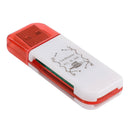 4 In 1 USB2.0 Memory Card Reader All In 1 For /Micro SDHC/Micro SDXC
