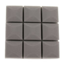 6pcs Acoustic Wedge Foam Sound Absorption Panels for Audio Equipment Gray