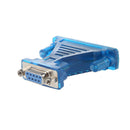1M USB to RS232 Serial 9 Pin Adapter Cable w DB9 Female to DB25 Male Connec