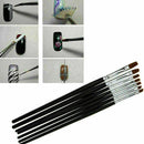 7 Pcs Nail Art Pen Brush UV Gel Acrylic Painting Drawing Liner Polish Brush X4T1