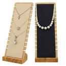 12 Bit Bamboo Jewelry Collection Display Necklace Earrings Bracelets Rings