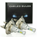 H4 LED Headlights Bulbs Kit 9003 High Low Beam 35W 4000LM 6000K White Fog L