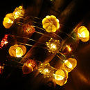 Autumn String Lights LED Pumpkin Fairy Lights for Thanksgiving Halloween A