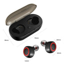 D002 True Wireless Earbuds Bluetooth Headphones Touch Control with Charging Case